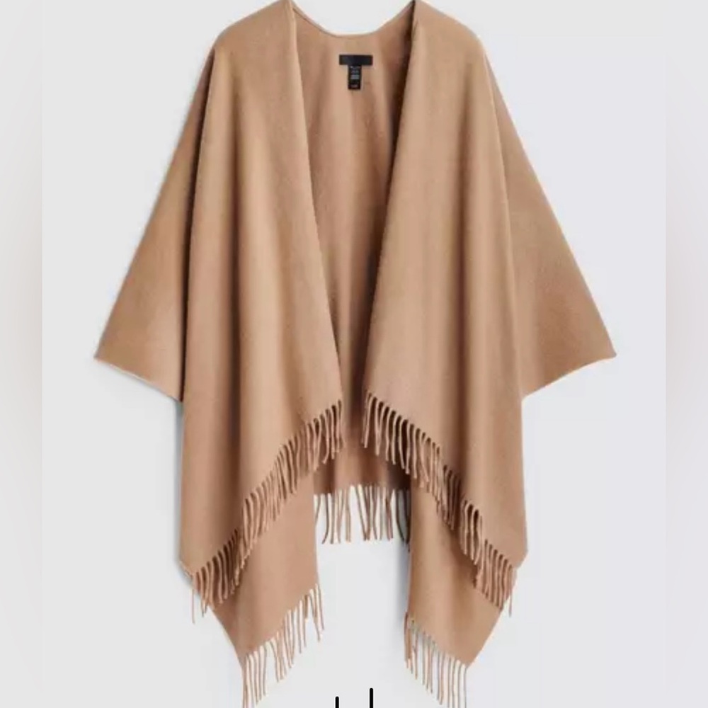 Cashmere poncho